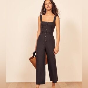 Reformation Tyler linen jumpsuit